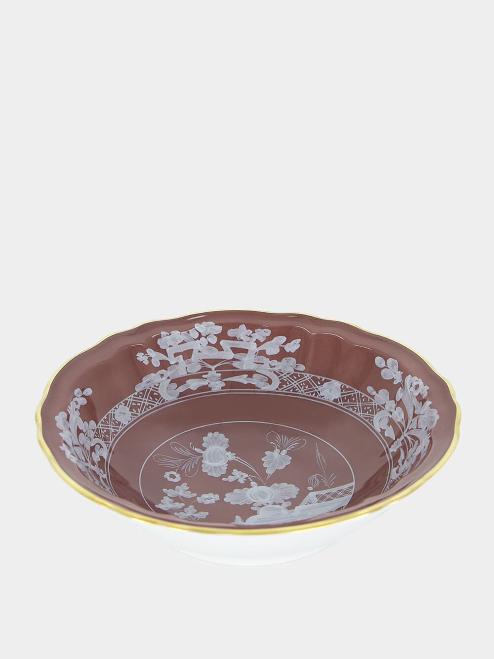 Oriente Italiano Castagna Porcelain Bowl