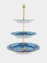 Ginori 1735 Iris Oriente Italiano 3-Tier Serving Stand