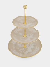 Ginori 1735 Meringa Oriente Italiano 3-Tier Serving Stand