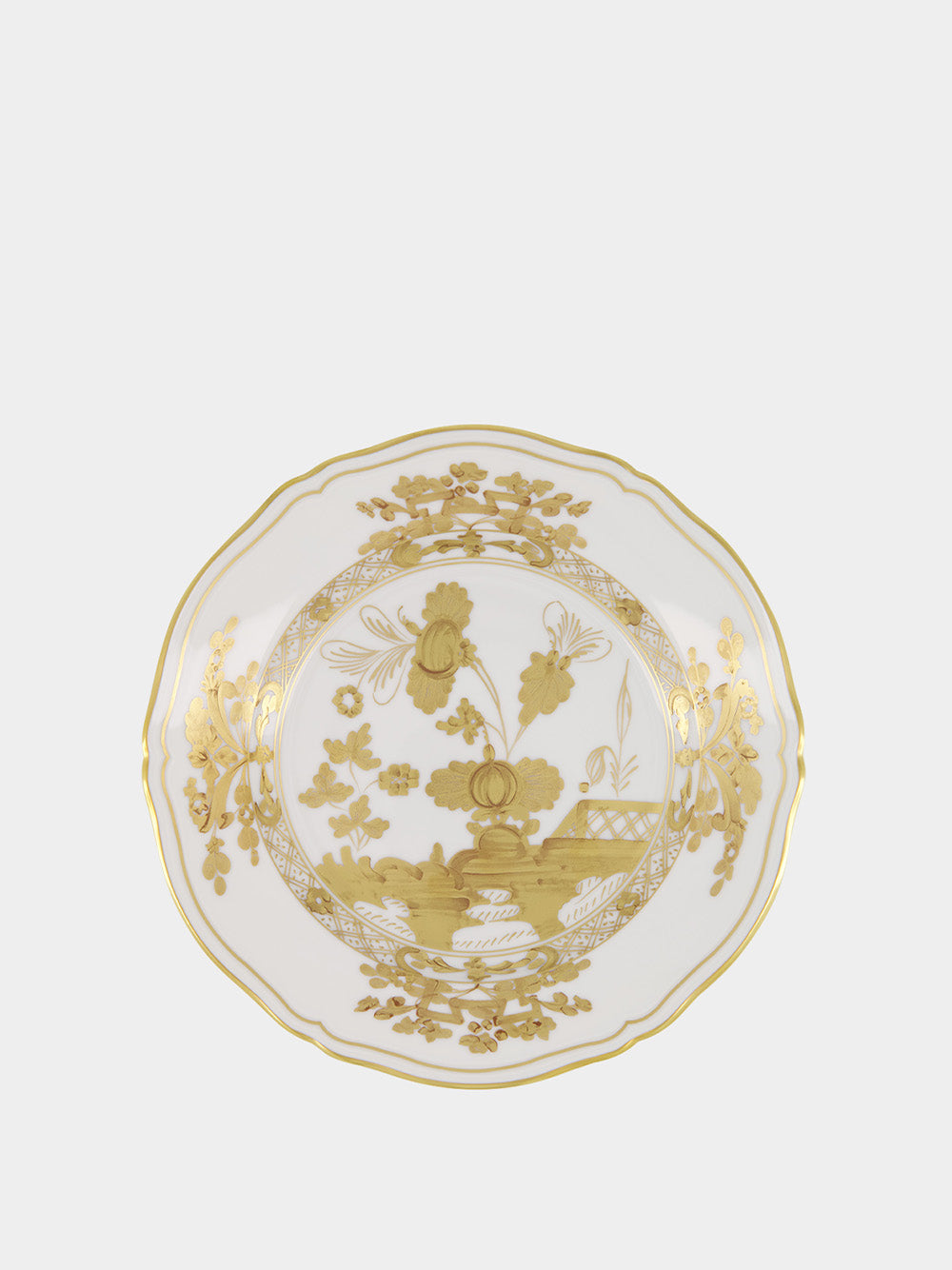 White Oriente Italiano Aurum Dessert Plate