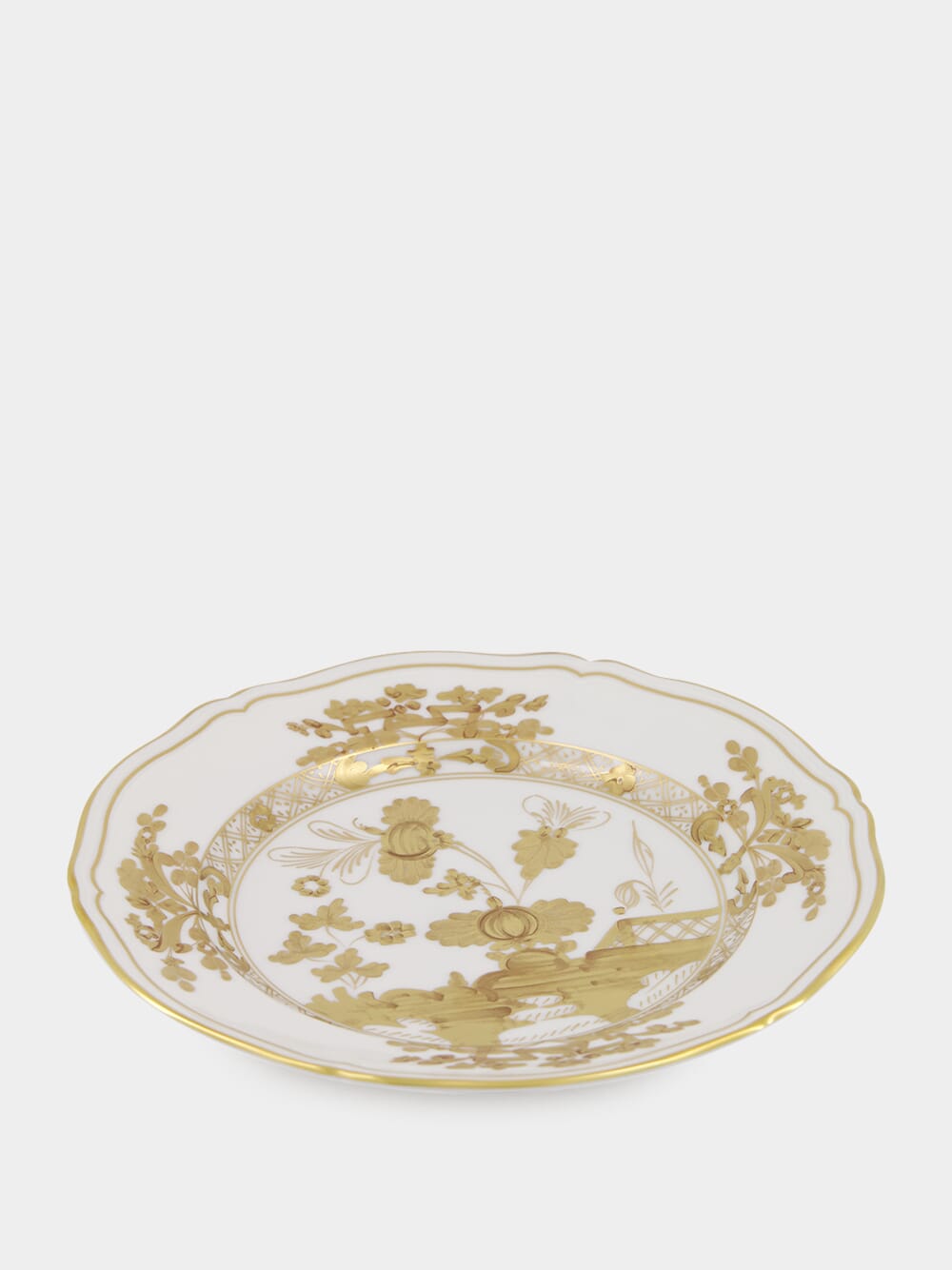 White Oriente Italiano Aurum Dessert Plate