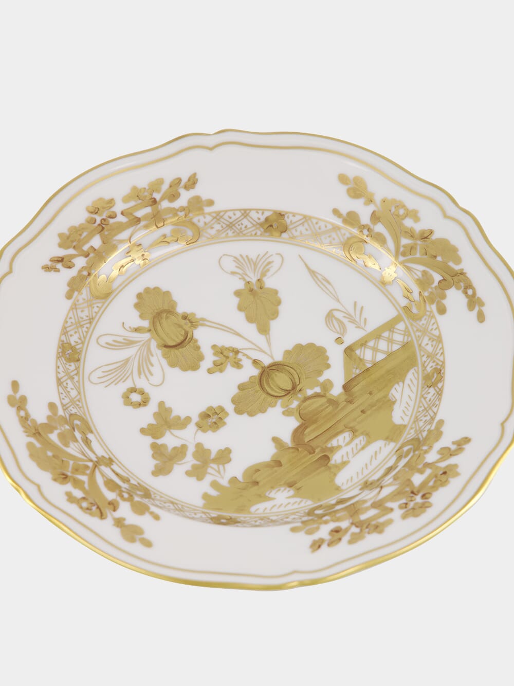 White Oriente Italiano Aurum Dessert Plate