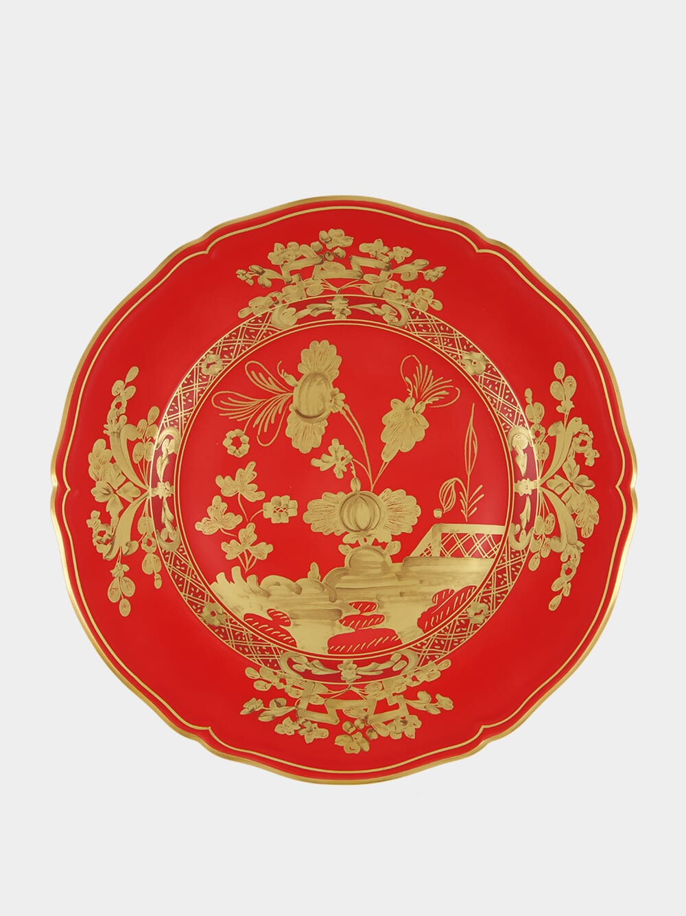 Red Oriente Italiano Rubrum Charger Plate