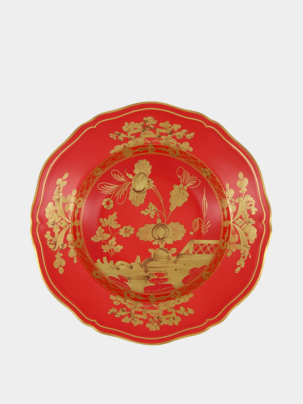 Red Oriente Italiano Rubrum Soup Plate