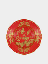 Ginori 1735 Red Oriente Italiano Rubrum Soup Plate