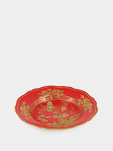 Ginori 1735 Red Oriente Italiano Rubrum Soup Plate