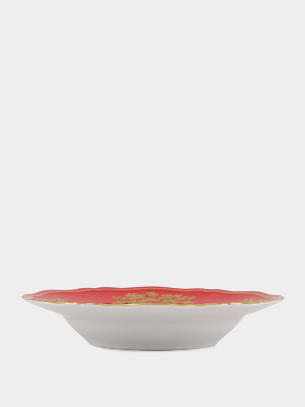 Red Oriente Italiano Rubrum Soup Plate