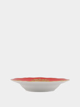 Ginori 1735 Red Oriente Italiano Rubrum Soup Plate