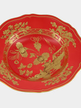 Ginori 1735 Red Oriente Italiano Rubrum Soup Plate