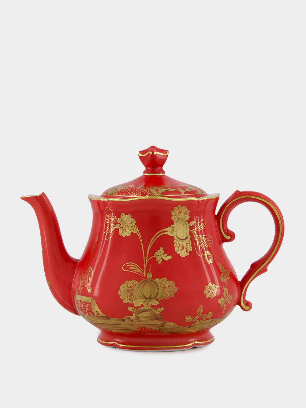 Red Oriente Italiano Rubrum Teapot with Cover