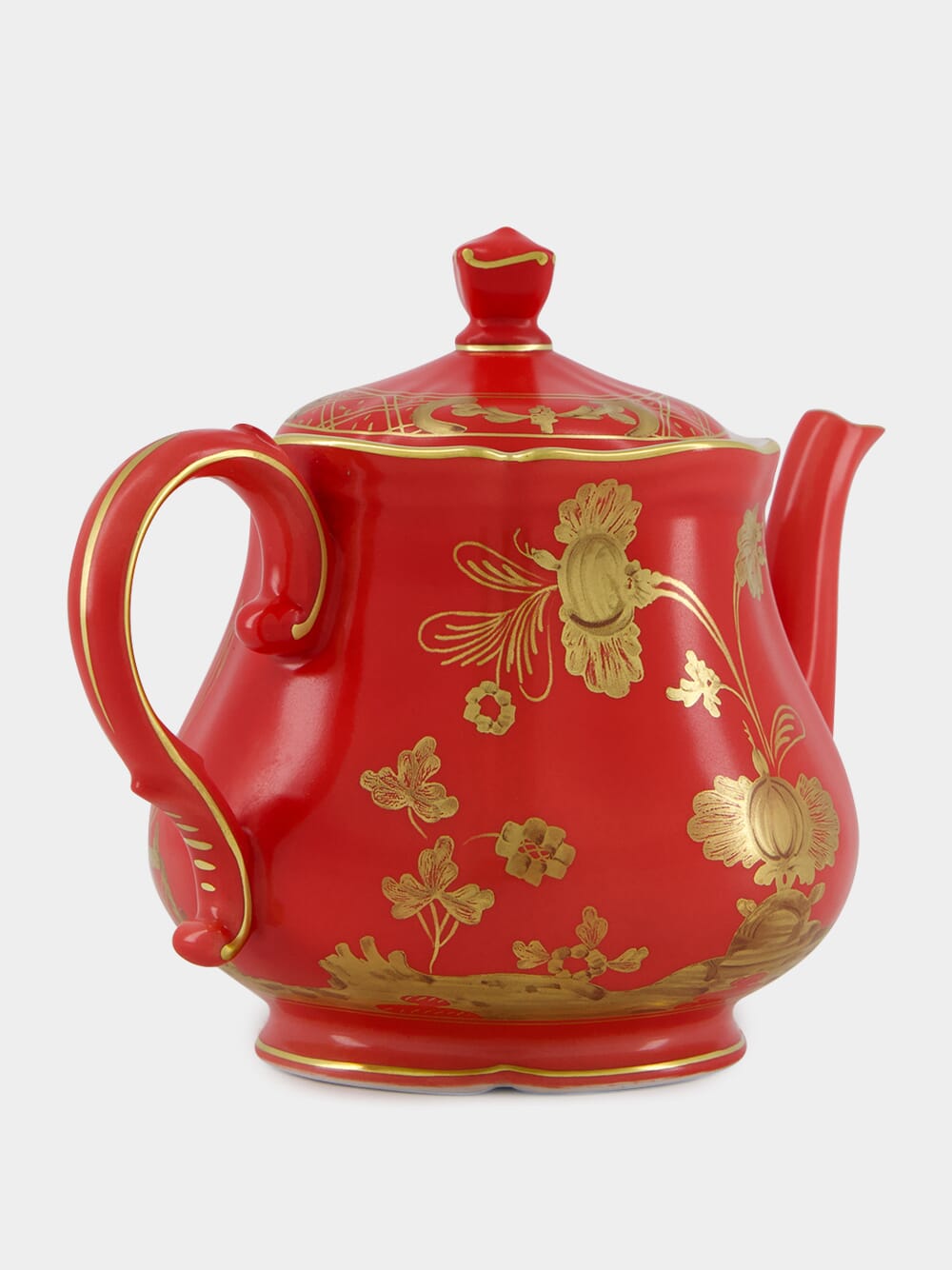 Red Oriente Italiano Rubrum Teapot with Cover