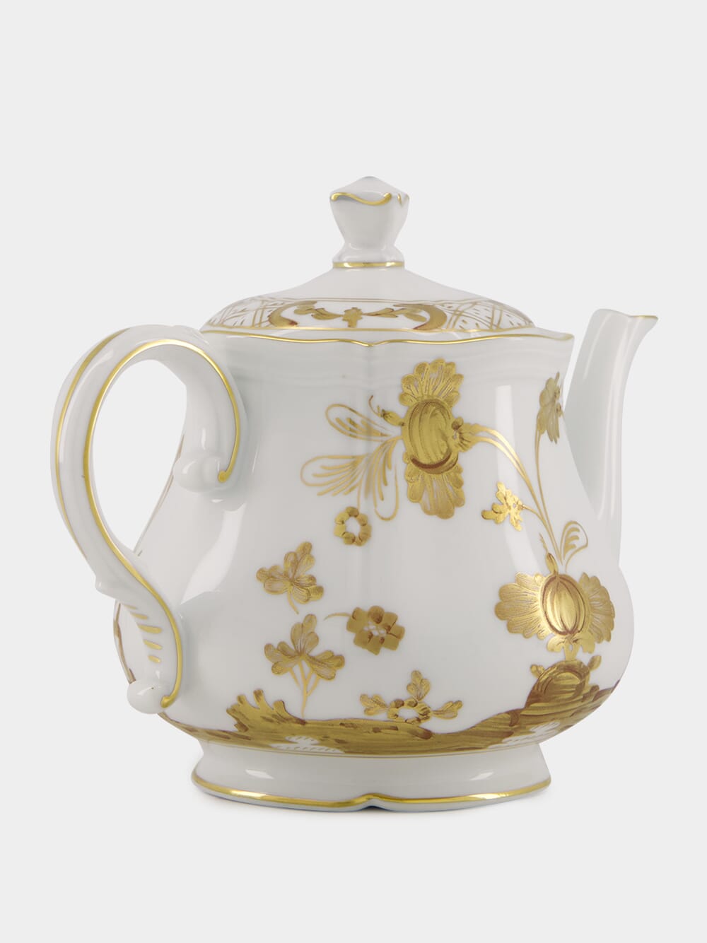 White Oriente Italiano Aurum Teapot with Cover