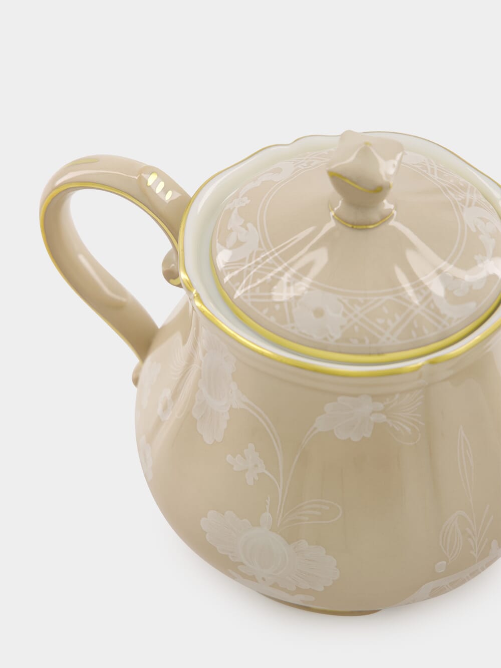 Meringa Oriente Italiano Porcelain Teapot