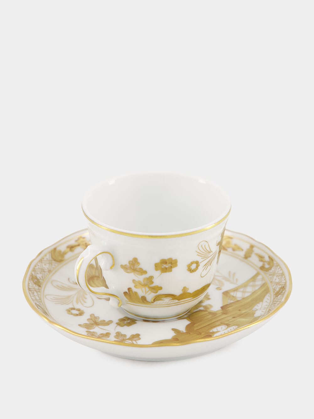 White Oriente Italiano Aurum Coffee Cup