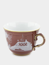 Ginori 1735 Oriente Italiano Castagna Coffee Cup