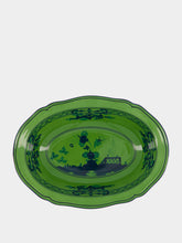 Ginori 1735 Malachite Oriente Italiano Oval Porcelain Bowl