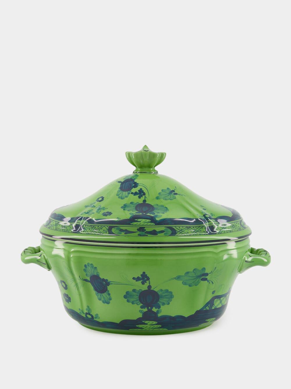 Oriente Italiano Malachite Porcelain Tureen