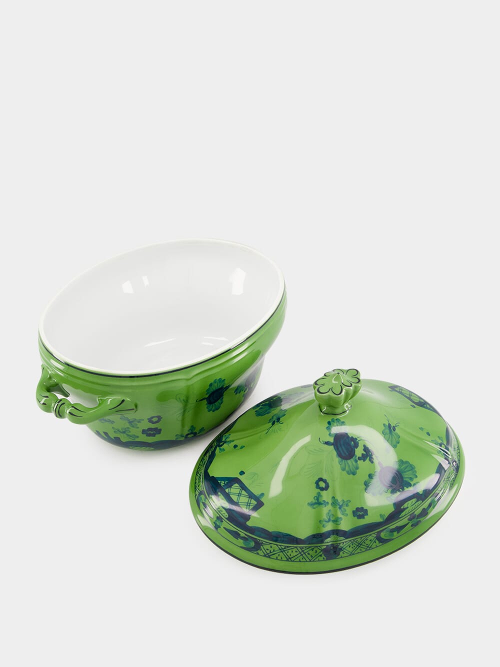 Oriente Italiano Malachite Porcelain Tureen