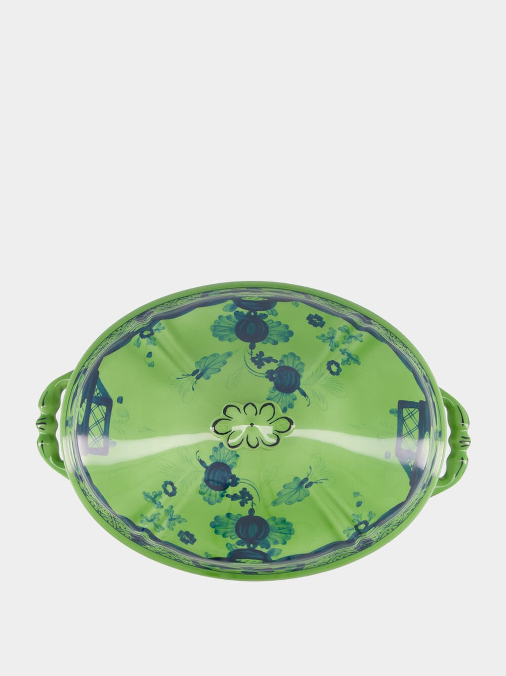 Oriente Italiano Malachite Porcelain Tureen