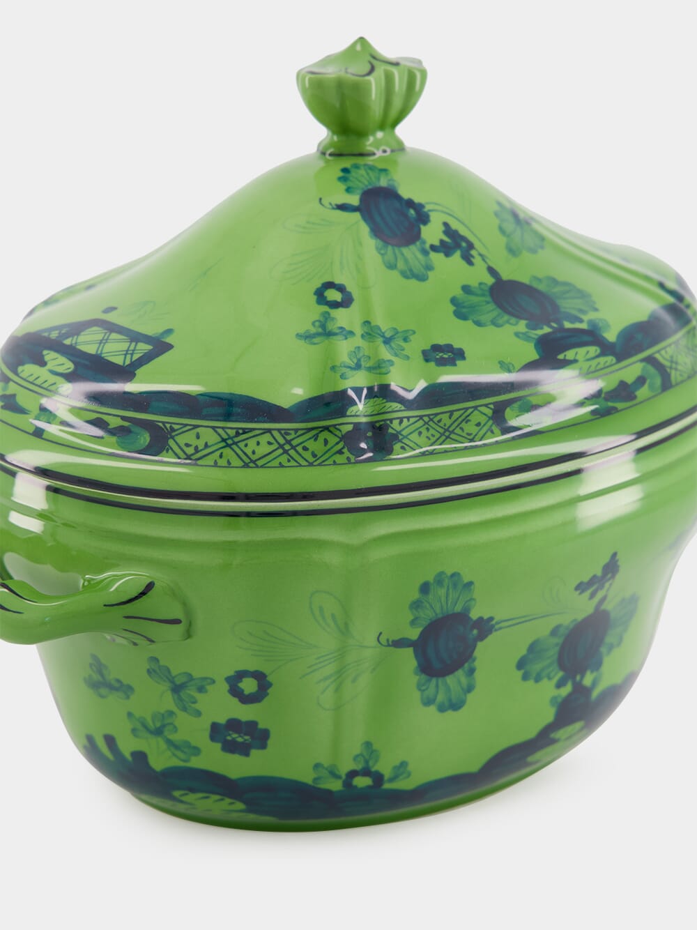 Oriente Italiano Malachite Porcelain Tureen