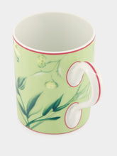 Ginori 1735 Florenza Acanto Green Porcelain Mug