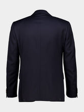 Corneliani Blue Lined Wool Suit