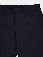 Corneliani Blue Lined Wool Suit