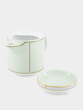 Ginori 1735 Verde Porcelain Diva Coffeepot