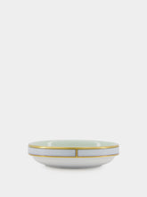 Ginori 1735 Verde Porcelain Diva Butter Dish