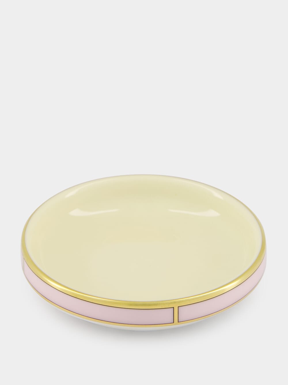 Giallo Porcelain Diva Butter Dish