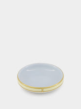 Ginori 1735 Celeste Porcelain Diva Butter Dish