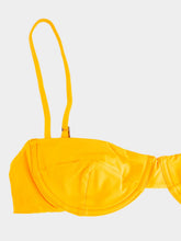 Haight Mandarin Orange Adjustable Vintage Bikini Top