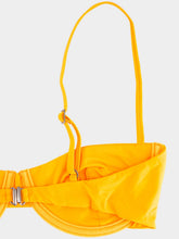 Haight Mandarin Orange Adjustable Vintage Bikini Top