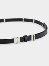 Benedetta Bruzziches Nightly Black Pandora Leather Belt