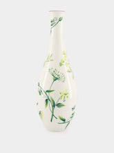 Ginori 1735 Acanto Green Porcelain Single Flower Vase