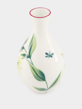 Ginori 1735 Acanto Green Porcelain Bud Vase