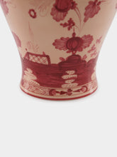 Ginori 1735 Oriente Italiano Vermiglio Potiche Vase
