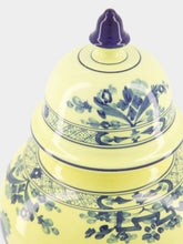 Ginori 1735 Oriente Italiano Large Citrino Potiche Vase