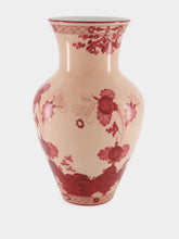 Ginori 1735 Oriente Italiano Vermiglio Large Ming Vase