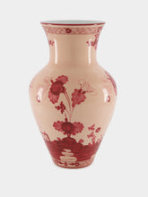 Ginori 1735 Oriente Italiano Vermiglio Large Ming Vase