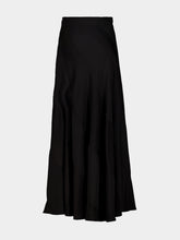 Zimmermann Black Bias Midi Skirt