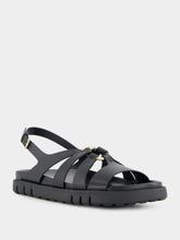 Ferragamo Gancini Ornament Flat Sandal