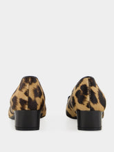 Ferragamo Rirri Animal Print Mid-Heel Pumps