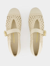 Ferragamo Mascarpone Gancini Ballet Flats