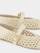 Ferragamo Mascarpone Gancini Ballet Flats