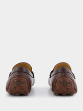 Ferragamo Gancini Driver Leather Loafers