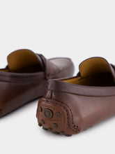 Ferragamo Gancini Driver Leather Loafers