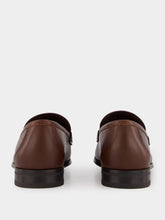 Ferragamo Cocoa Leather Moccasins