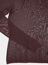 Zimmermann Chocolate Fine Knit High Neck Top