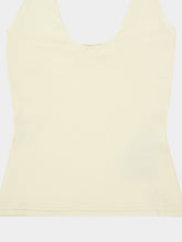Zimmermann Cream Fairlight Viscose Knit Halter Top